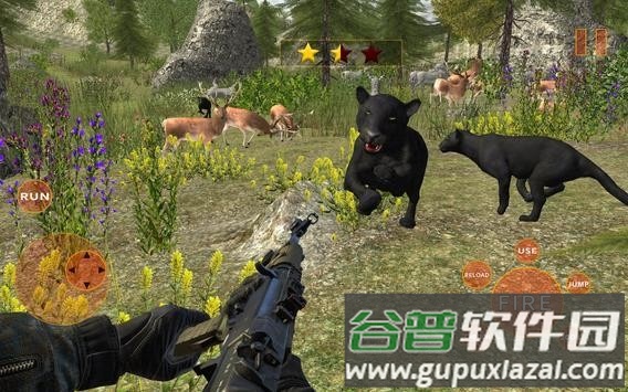 野豹猎人生存游戏(wild panther hunter survival)截图3