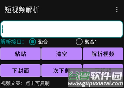 聚合短视频解析去水印app