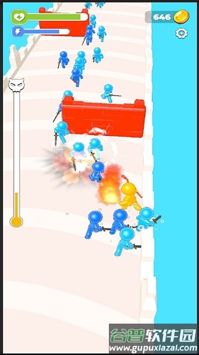 野蛮冲刺游戏(brutal rush)截图2