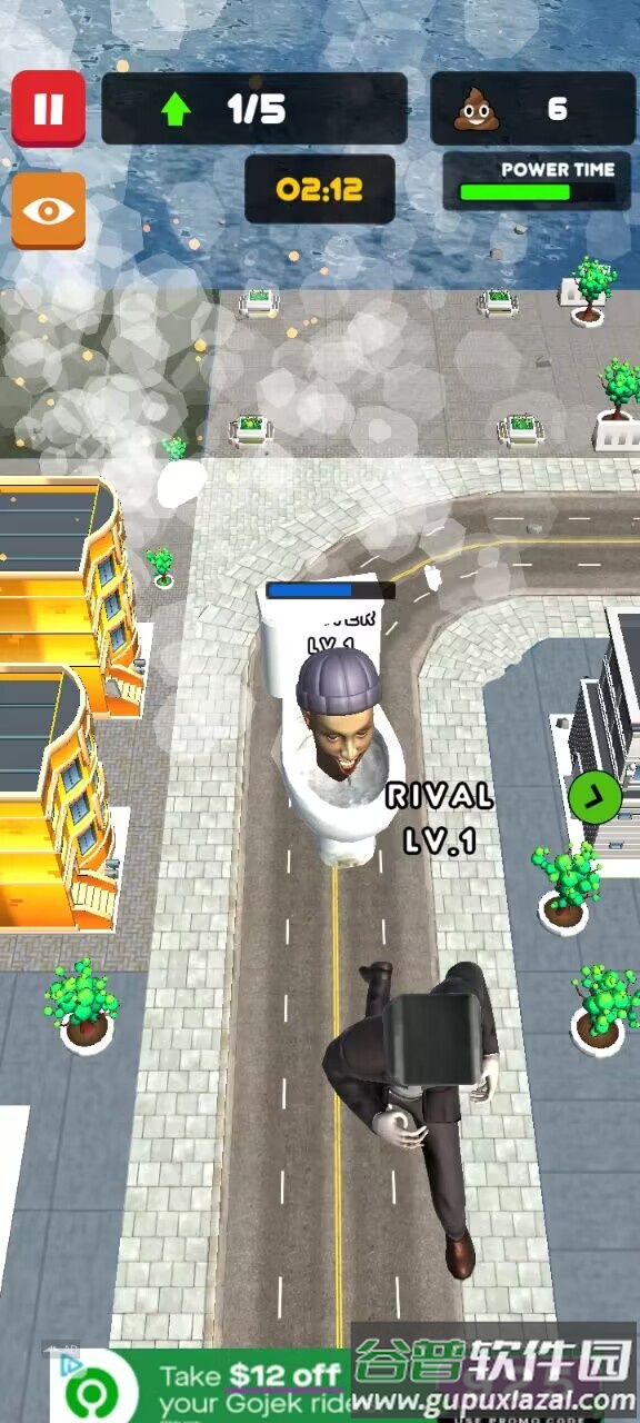 狂暴马桶人怪物粉碎截图1