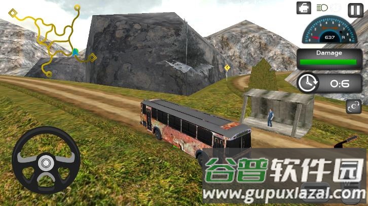 长途巴士越野模拟手游下载(New Coach Bus Driver 2021 Simulator Games)截图1