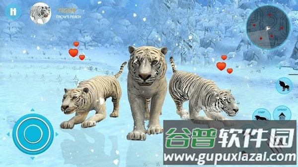 野生白虎家庭模拟游戏(wild tiger simulator family sim)截图2