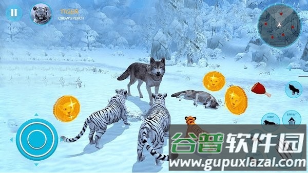 野生白虎家庭模拟游戏(wild tiger simulator family sim)截图4