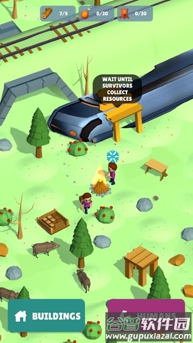 野生森林空闲生存游戏(wild forest idle survival)截图4