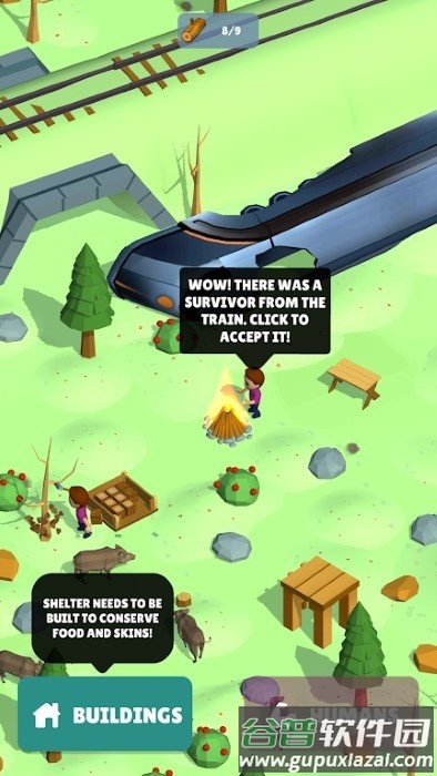 野生森林空闲生存游戏(wild forest idle survival)截图5