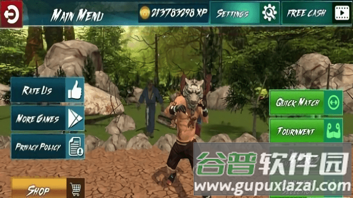 野生动物摔跤斗士游戏(wild animal wrestling fighters)截图1