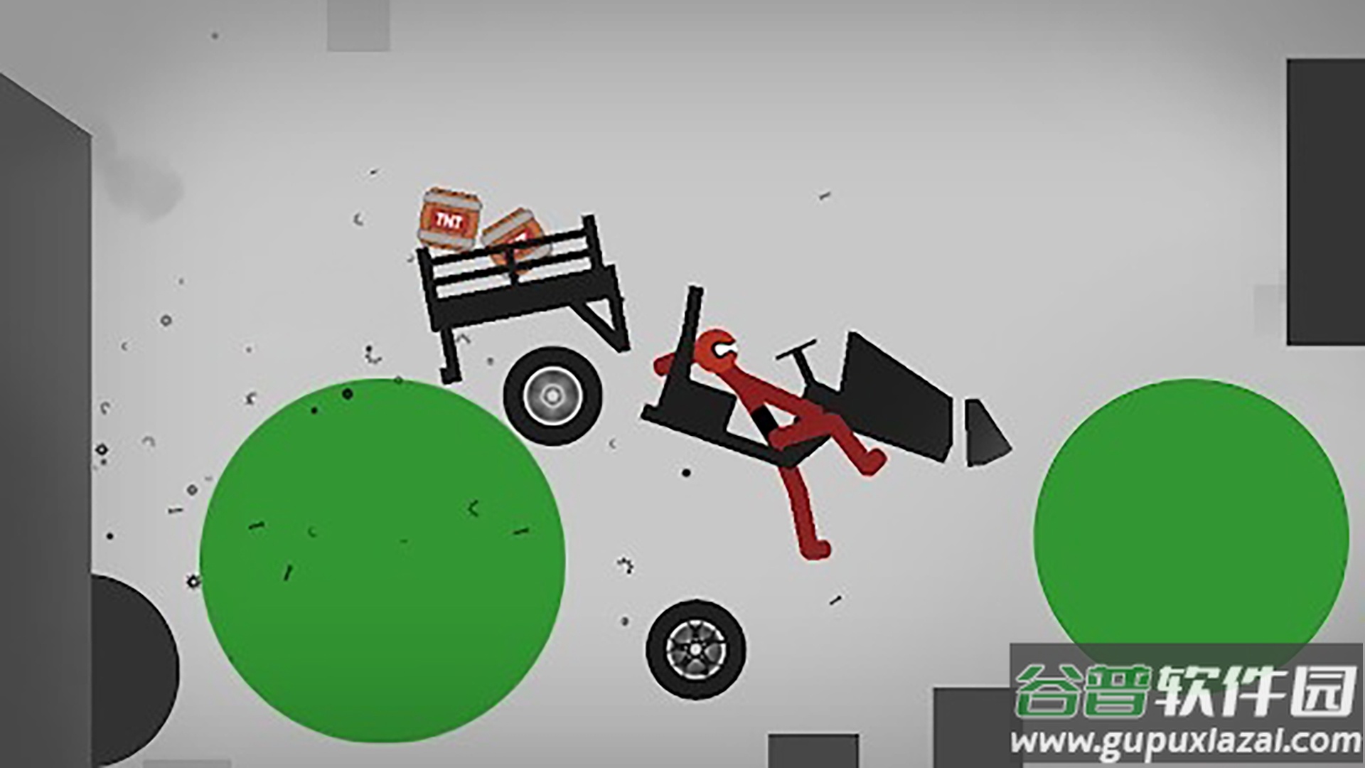 火柴人撞车模拟游戏截图3