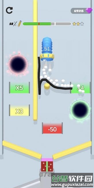画线落球Drawline Ball