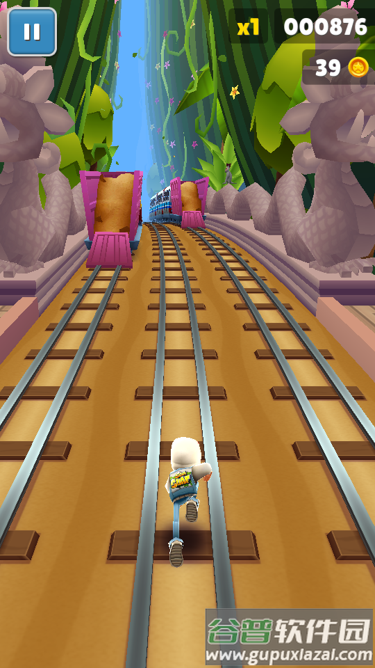 Subway Surf地铁跑酷英文破解去升级版截图2