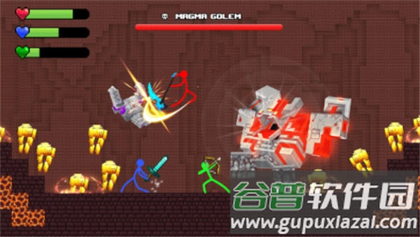 火柴人格斗工艺冒险Stick Craftman下载截图4