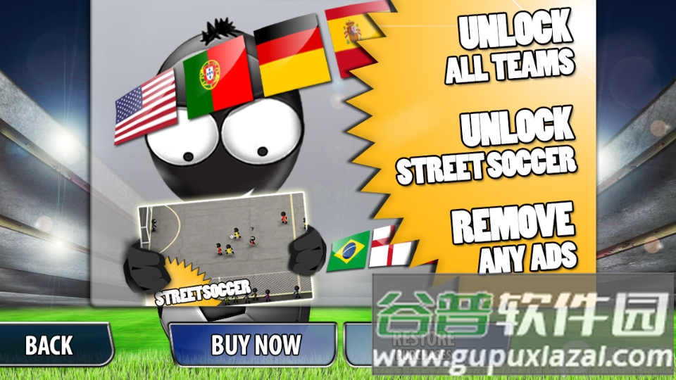 火柴人足球免广告获得奖励截图2