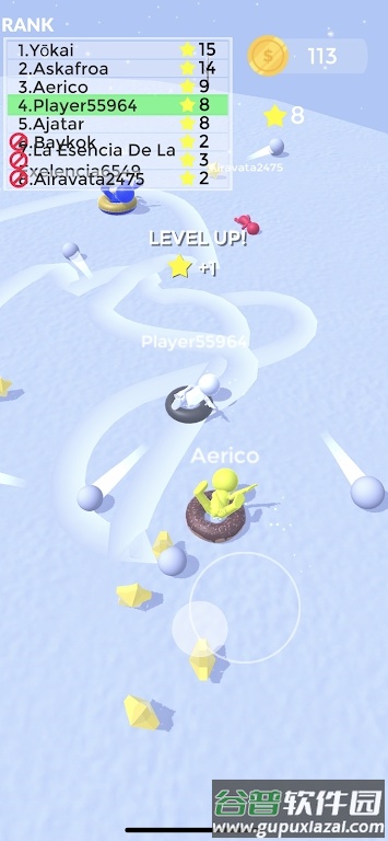 雪地战斗游戏下载(Snowball Fight.io)截图3