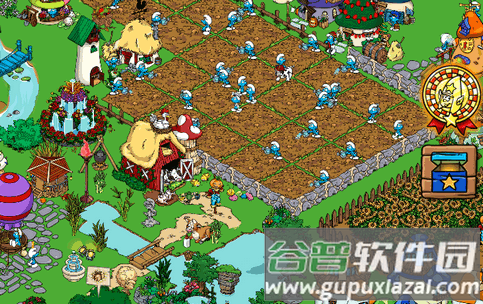 蓝精灵村庄游戏(Smurfs' Village) 蓝精灵村庄游戏(Smurfs' Village)