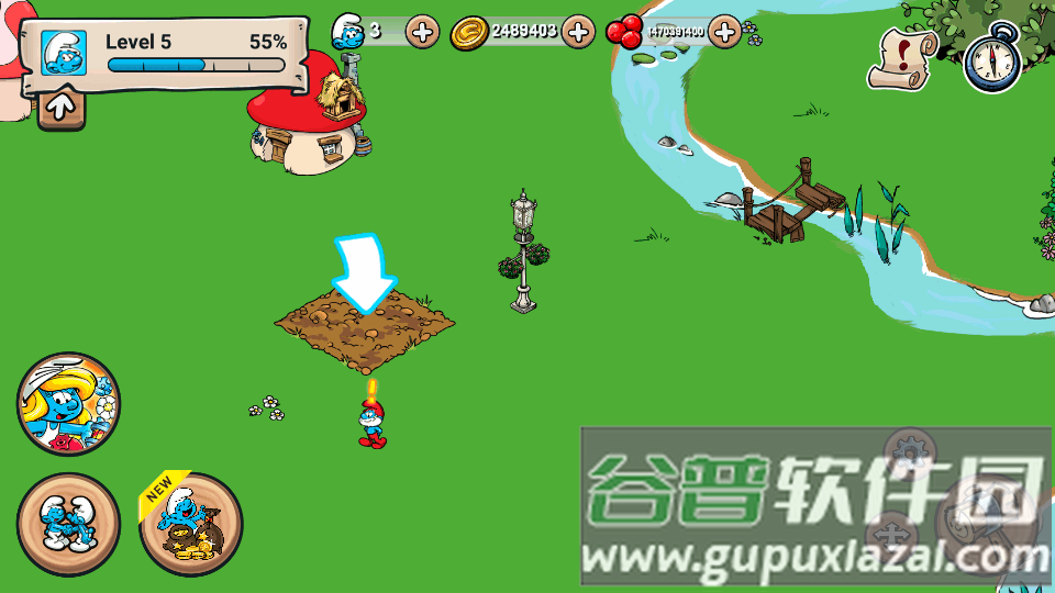 蓝精灵村庄游戏(Smurfs Village)截图4