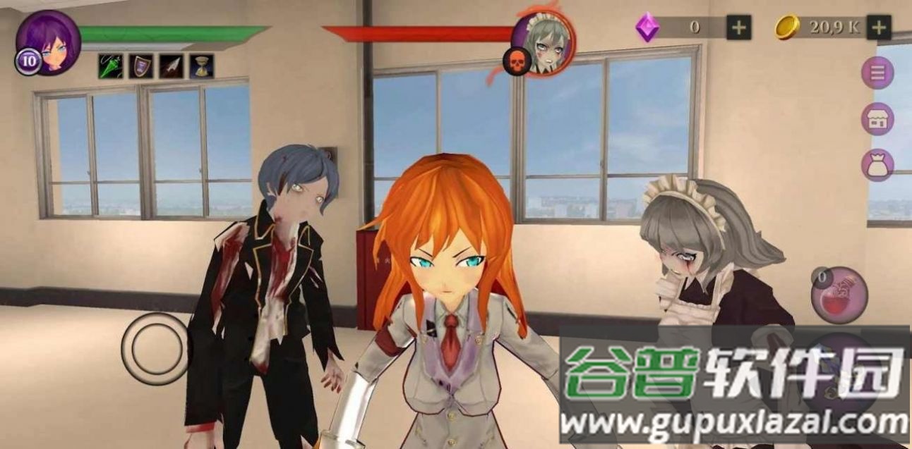 女子高中僵尸模拟器中文版下载截图2