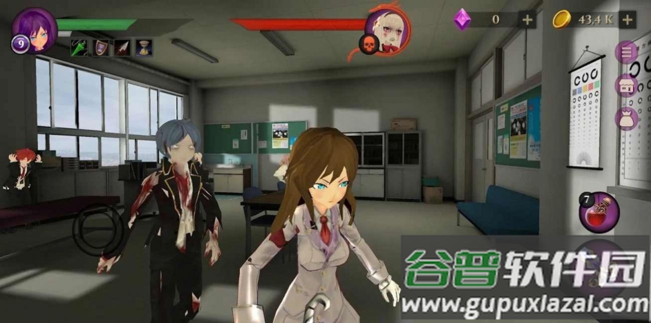 女子高中僵尸模拟器中文版下载截图3