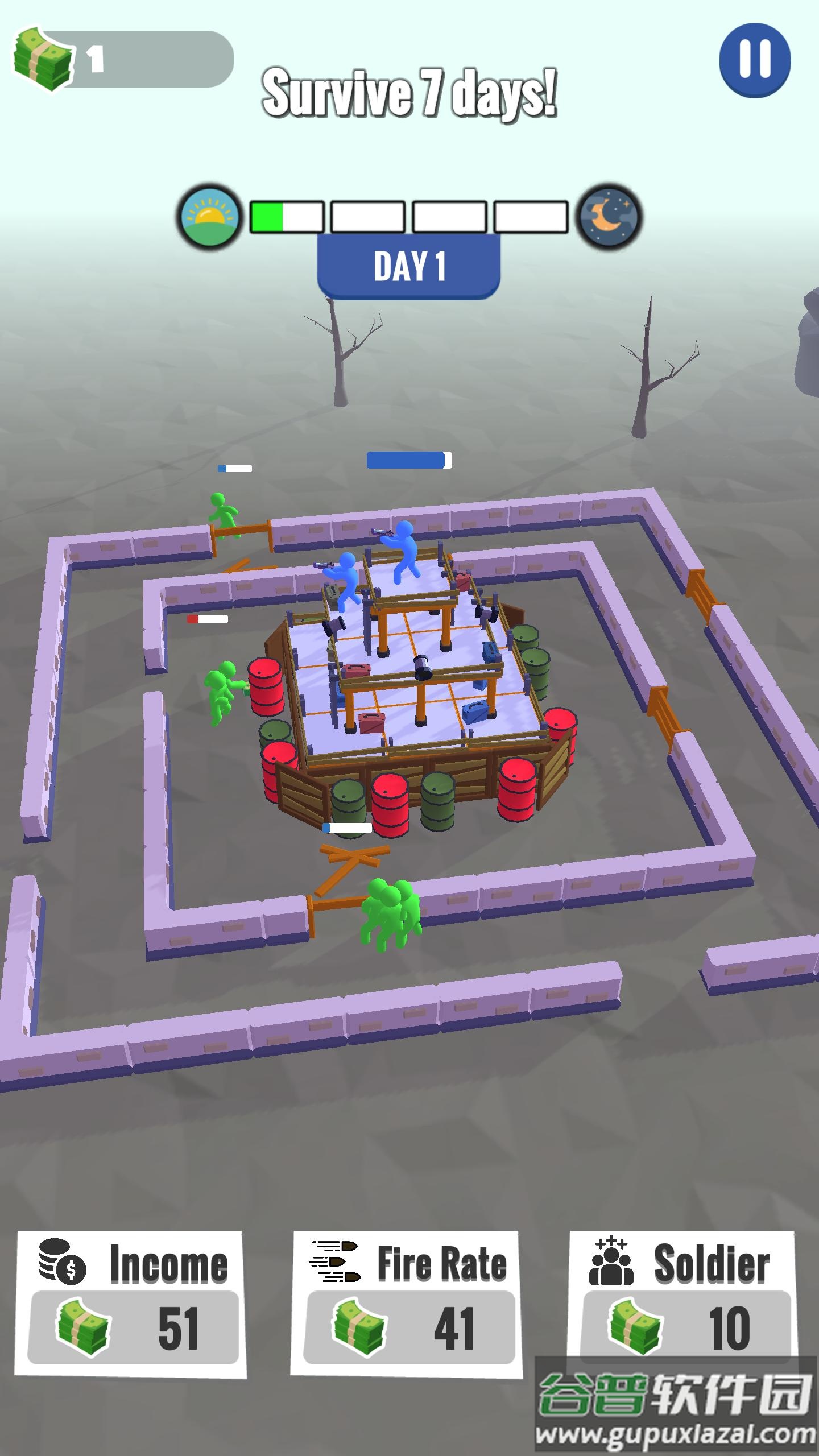 塔防僵尸防御游戏