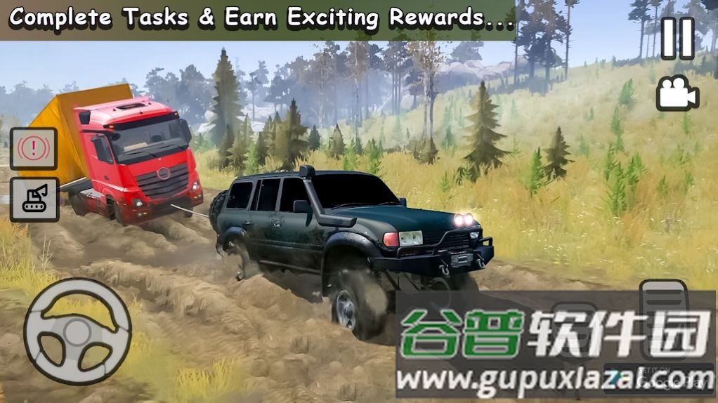 普拉多越野吉普模拟器下载安装(Prado 2021 : Offroad Jeep Simulator 2021)截图4