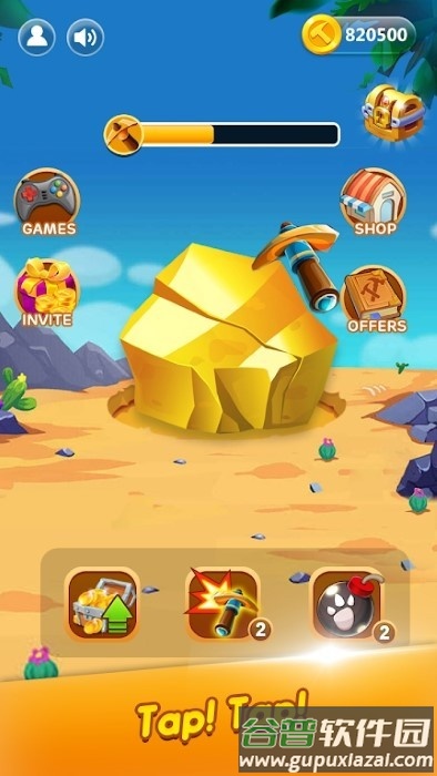 采矿淘金热游戏(mining gold rush)截图1