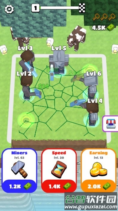 采矿冲刺游戏截图1