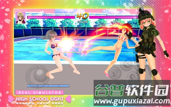 高中女生战斗模拟器下载(High School Girl Anime Fighter)截图1