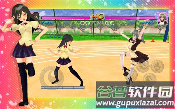 高中女生战斗模拟器下载(High School Girl Anime Fighter)截图2