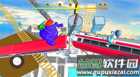 攀登天空行走跑酷游戏(Climb Up! Sky Walking Parkour)截图2