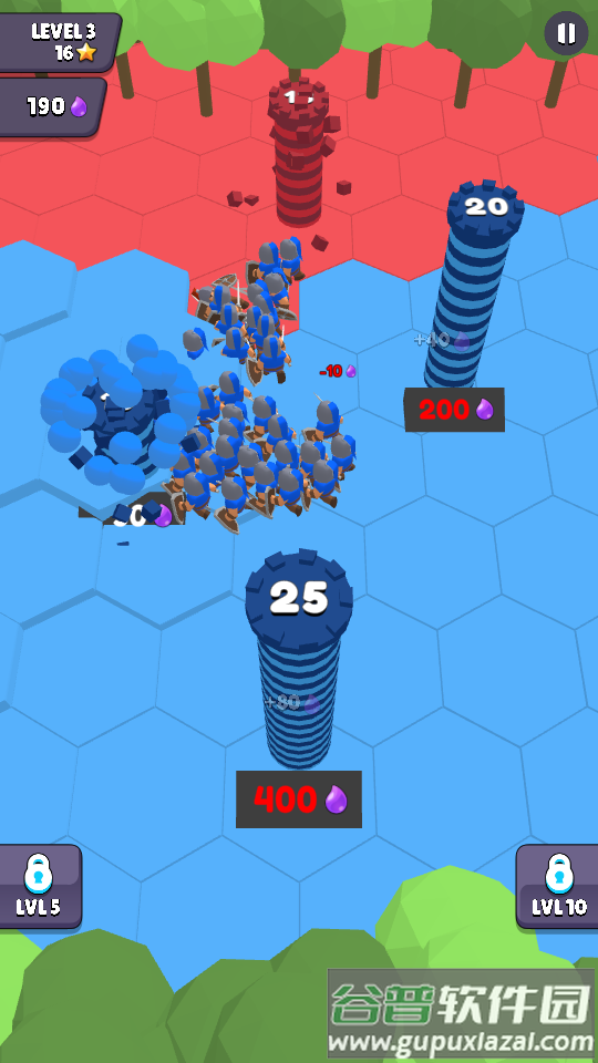 城镇狂潮TownRush免费购物版截图2