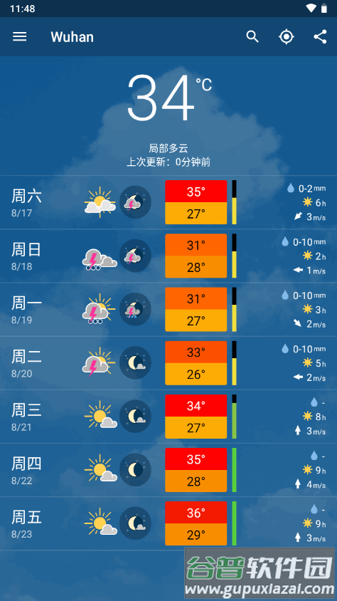 meteoblue天气汉化版截图5