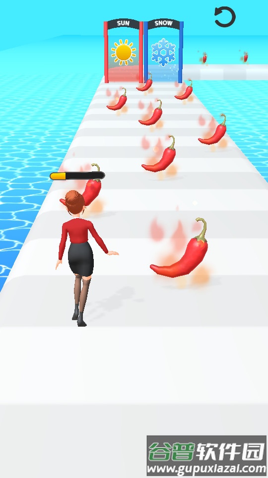 Hot Run 3D冰火女孩截图1