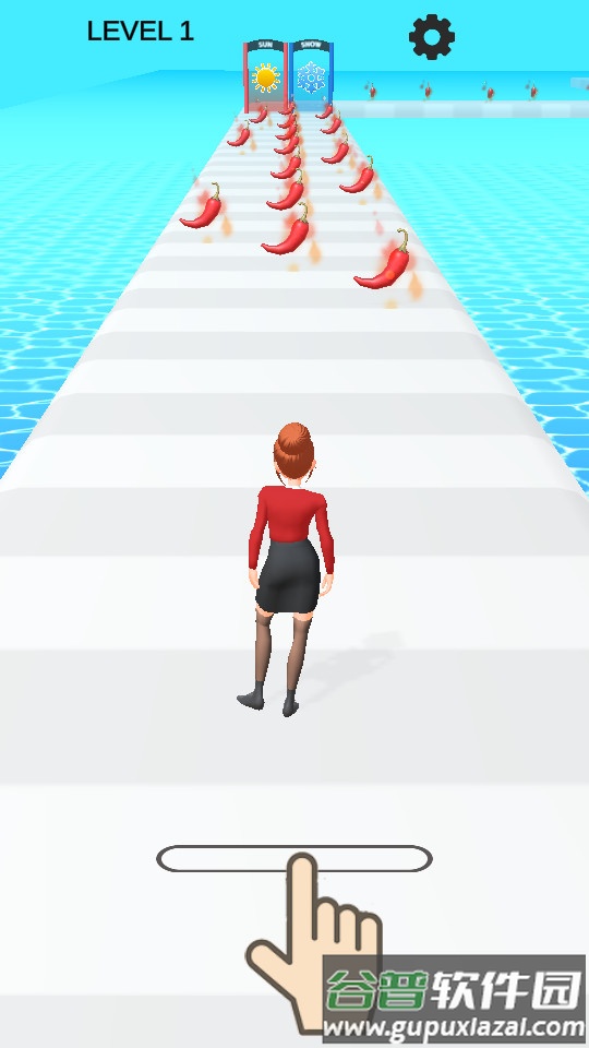 Hot Run 3D冰火女孩截图4