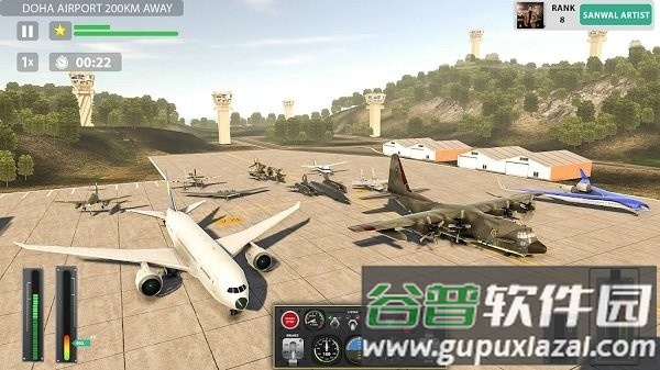 飞行飞机飞行模拟器游戏(take off airplane pilot race)截图2