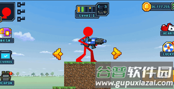 红色火柴人战斗Stick Craft手游截图3