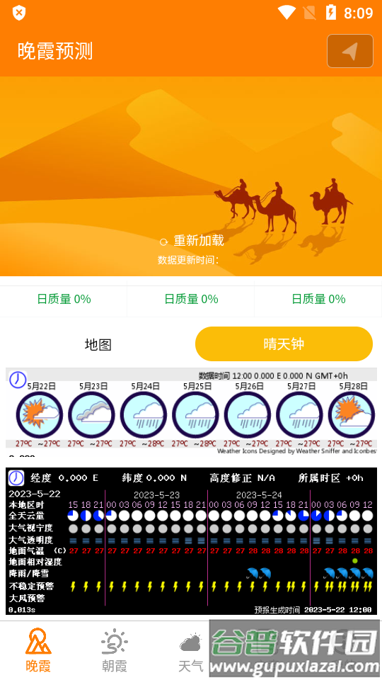 小岛天气软件(预测晚霞朝霞)截图2