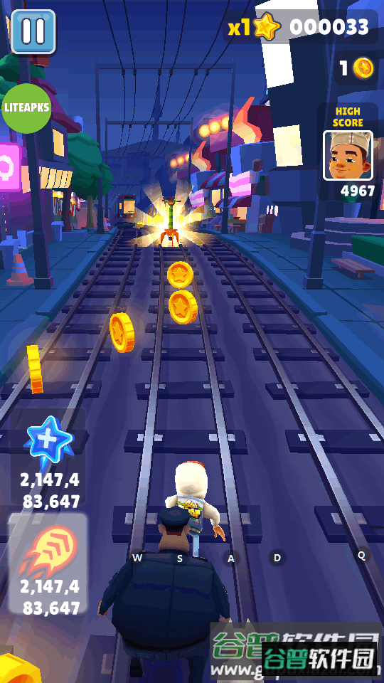 地铁跑酷首尔版本国际服(Subway Surf)截图3