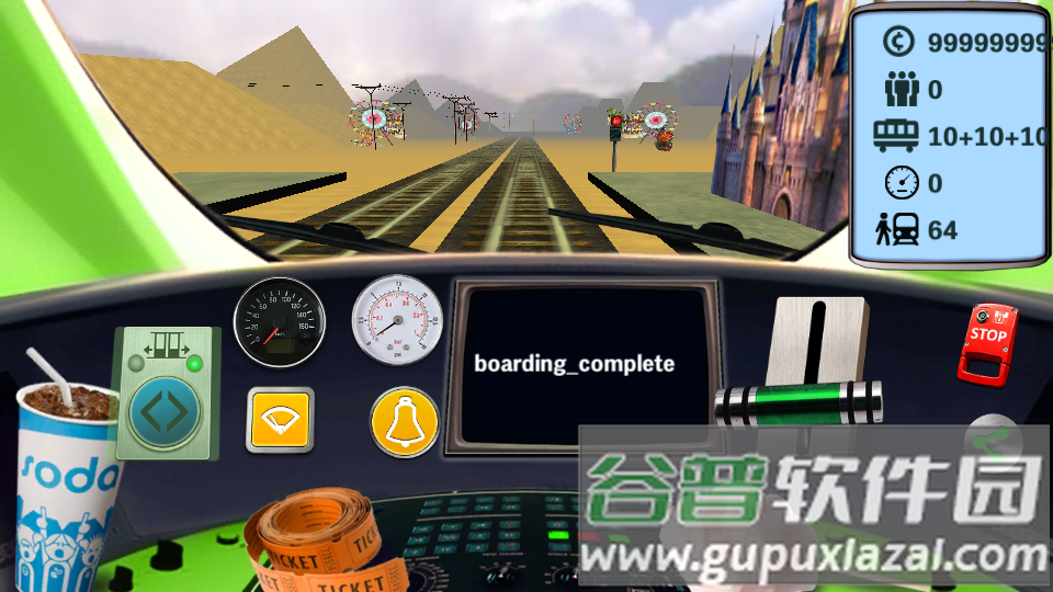 过山车火车模拟器无限金钱截图1