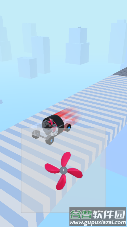 风扇车跑游戏(Fan Car Run)截图1