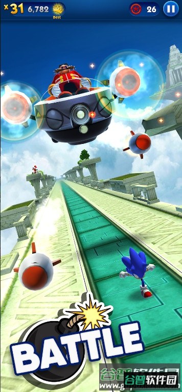 索尼克冲刺无限资源版(SonicDash)截图2