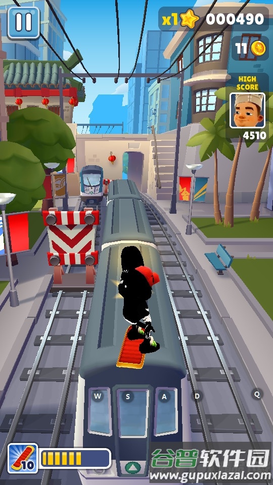 地铁跑酷黑色金币版Subway Surf截图1