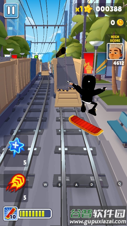 地铁跑酷黑色金币版Subway Surf截图2
