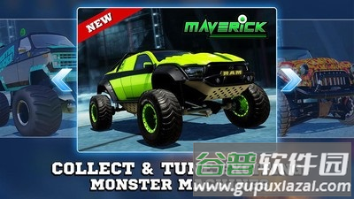 怪兽卡车竞速(Monster Trucks Racing)最新版截图1
