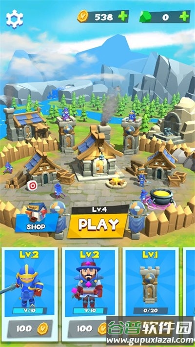 部落冲刺3d最新版(clans rush 3d)截图1