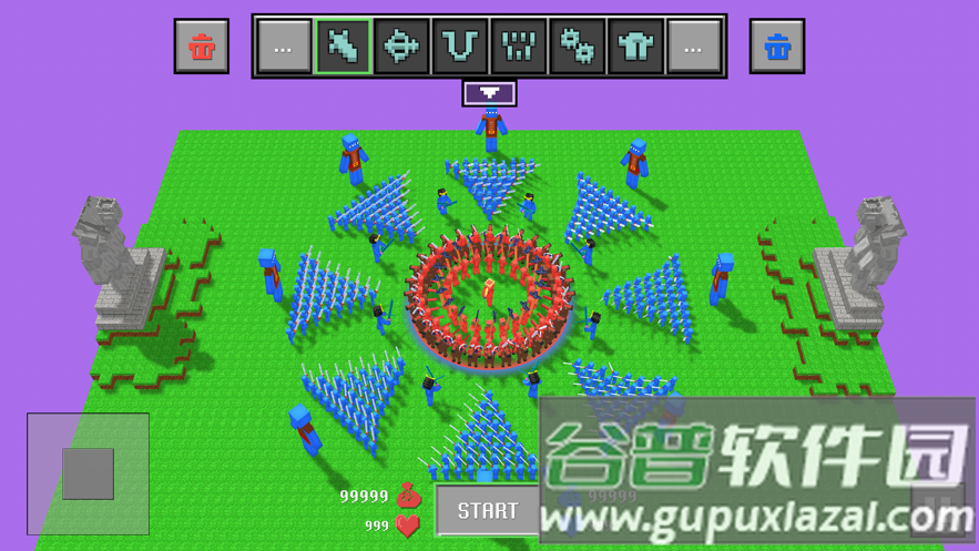 块状布娃娃之战(Blocky Ragdoll Battle)截图4