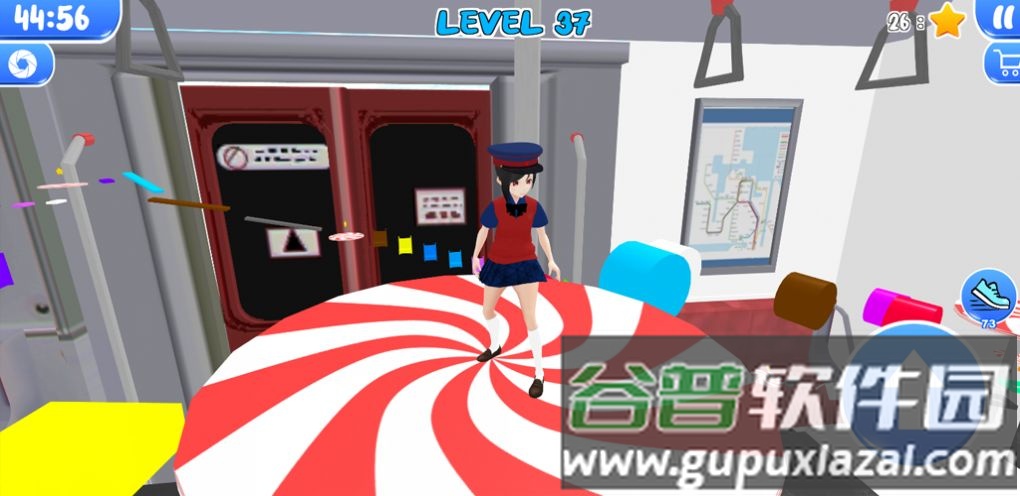 逃生樱花高中火车游戏(Escape Train Obby Parkours)截图1