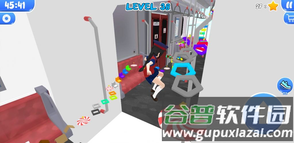 逃生樱花高中火车游戏(Escape Train Obby Parkours)截图2
