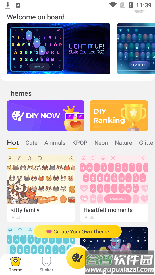 免费表情输入法(Facemoji Keyboard)截图1