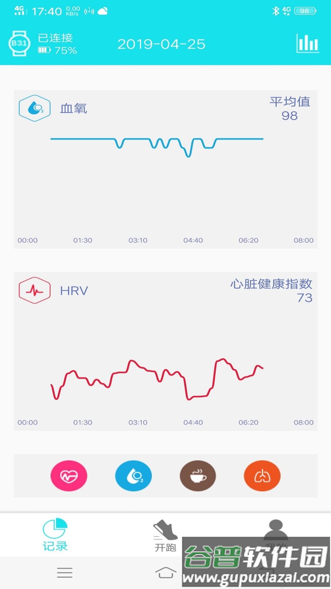 RaceFitPro手环软件截图4