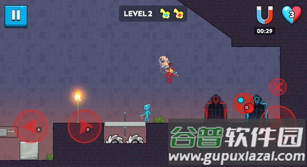 红蓝火柴人下载安装(Red And Blue)截图1