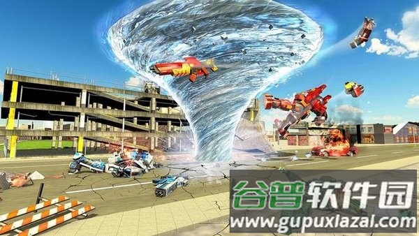 龙卷风机器人游戏截图3