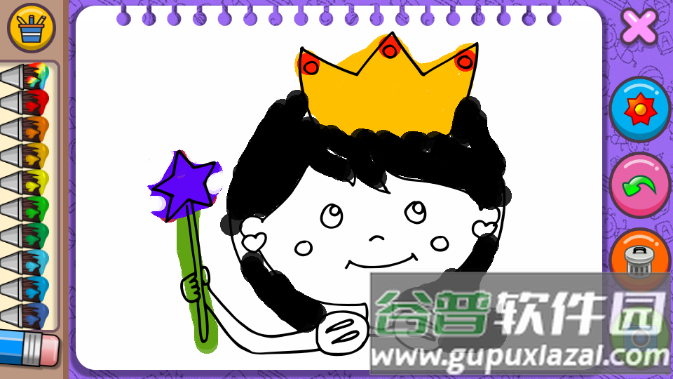 公主图画书和游戏app截图2